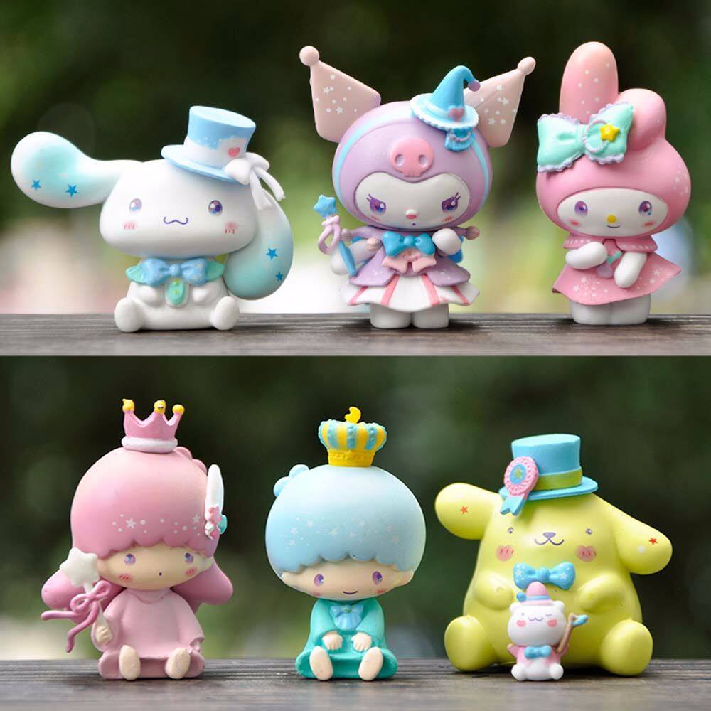 Loveyoug tượng nhựa pvc kuromi đồ trang trí nhà cửa đồ trang trí để bàn mô hình anime tượng mô hình hành động cinnamoroll my melody đồ chơi mô hình đồ chơi mô hình