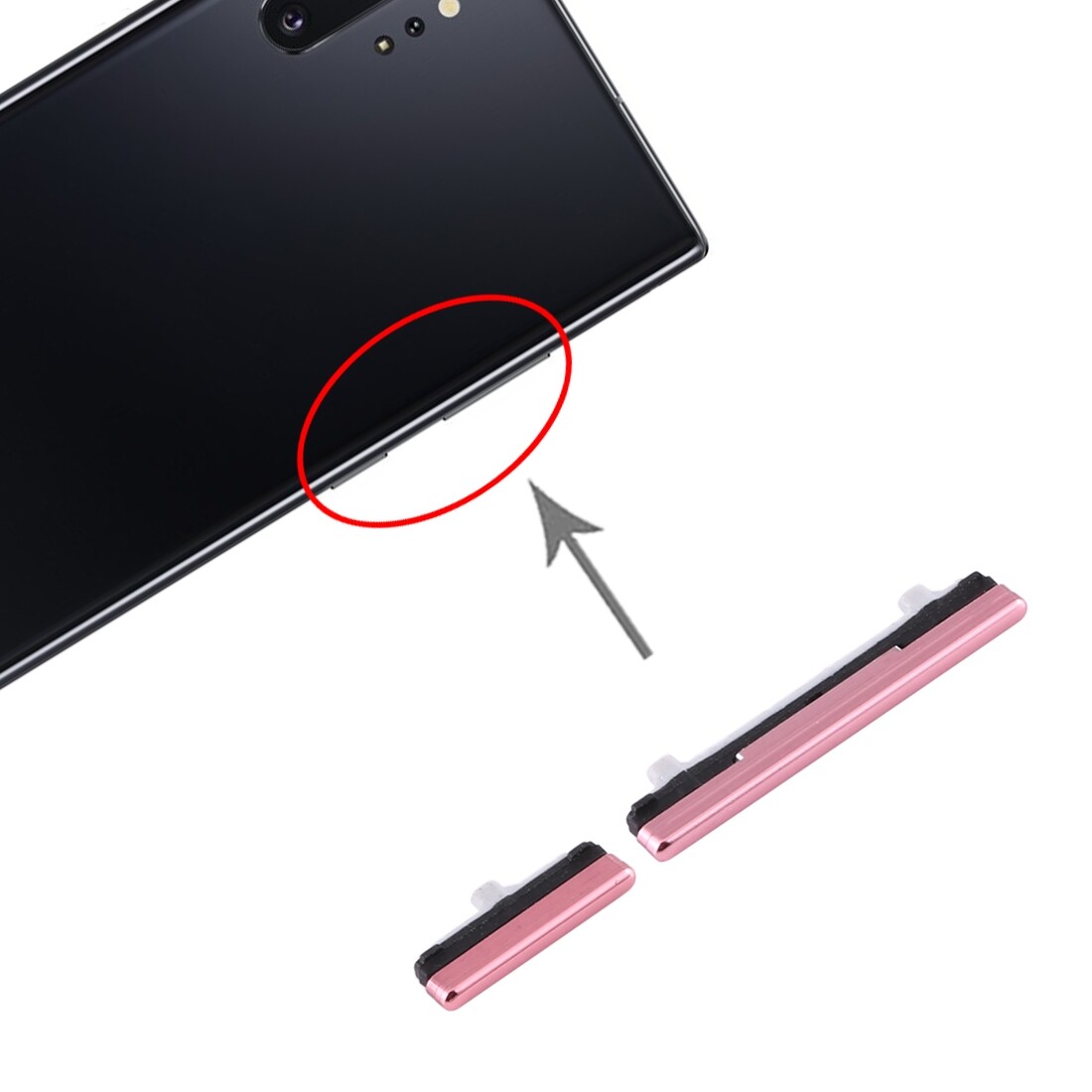 Nút nguồn và nút điều chỉnh âm lượng, dành cho samsung galaxy note10 +