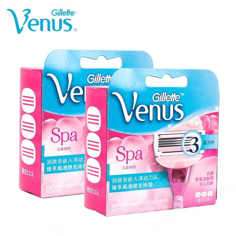 venus pink razor heads