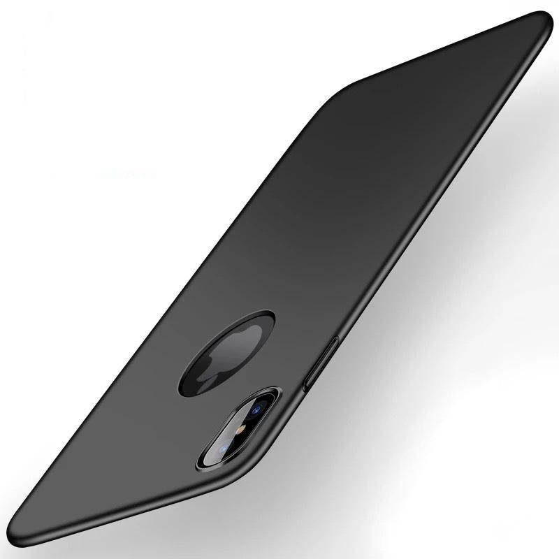 Ốp điện thoại pc đơn giản cho apple iphone xs, ốp lưng nhựa cứng, mỏng, mịn, siêu nhỏ, mờ