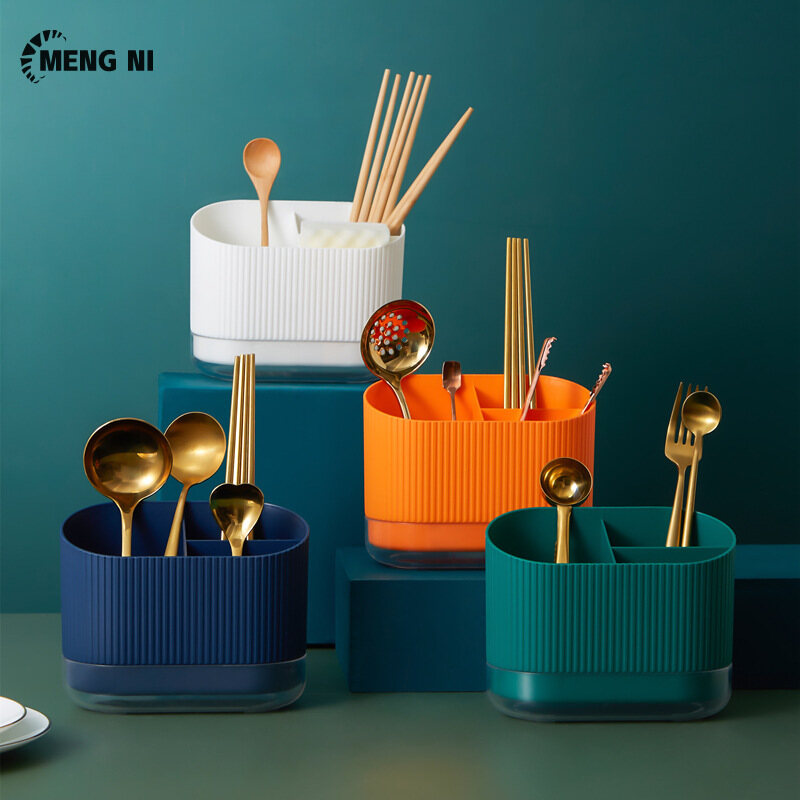 Hangdiangiá để nhà bếp giá để đũa thoát nước giá để đũa và nĩa đựng đồ vệ sinh gia đình đa năng giá để đũa