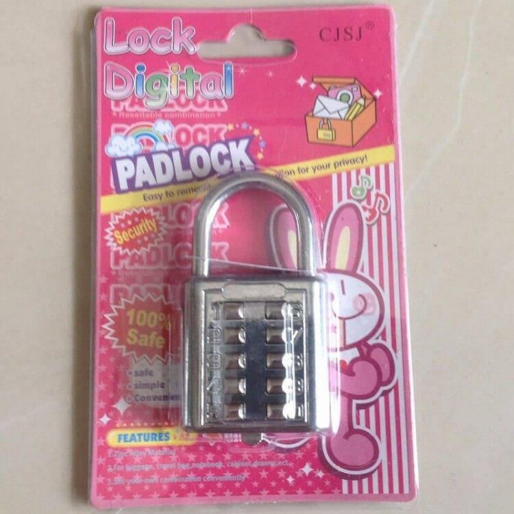 Khóa số mini 10 số