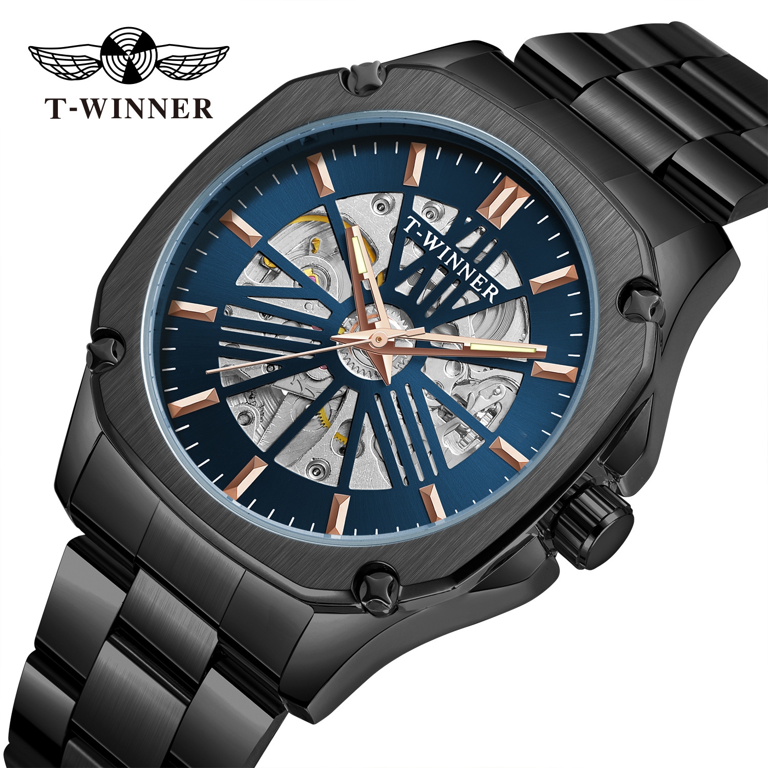 2023 đồng hồ cơ lộ máy cơ tự động phong cách châu âu và châu âu winner mới on sale