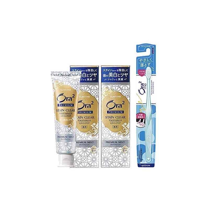 Ora2 Premium quasi-Drug Stain Clear kem đánh răng bạc hà cao cấp