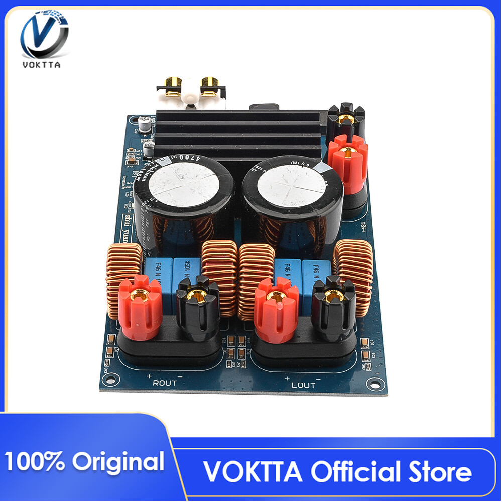 Voktta bảng khuếch đại kỹ thuật số dc48v tpa3255 300w+300w mô-đun mạch amp cung cấp điện kỹ thuật số