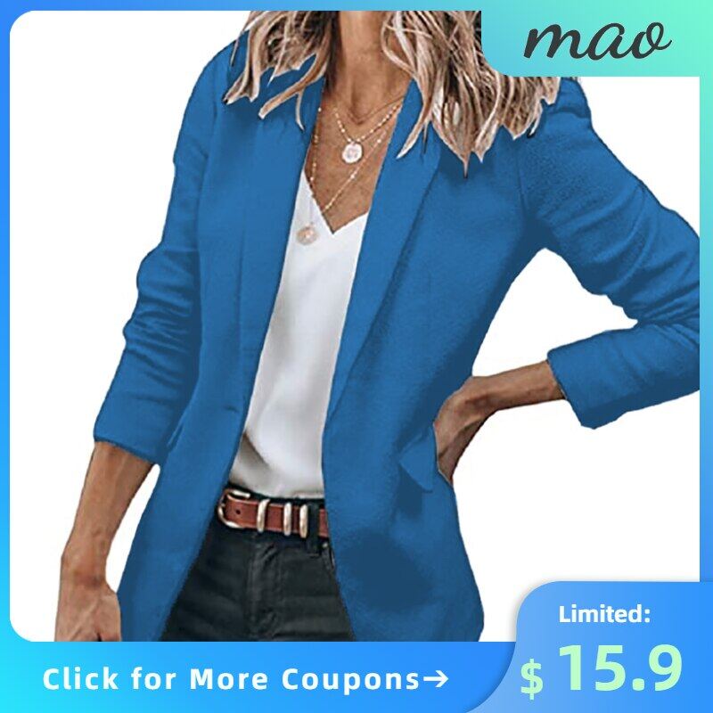 Mao Áo Blazer Nữ Za 2022 Áo Blazer Nữ Áo Blazer Một Hàng Khuy Áo Khoác Công Sở Áo Khoác Dáng Ôm Thanh Lịch Áo Blazer Đơn Giản