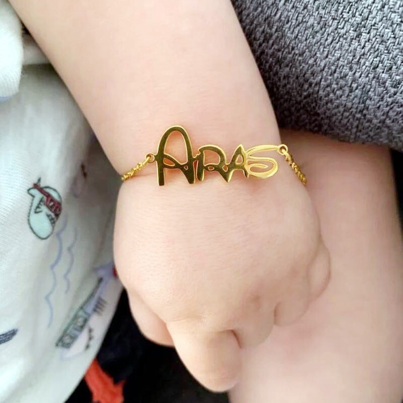 Top more than 86 baby boy name bracelet best - POPPY