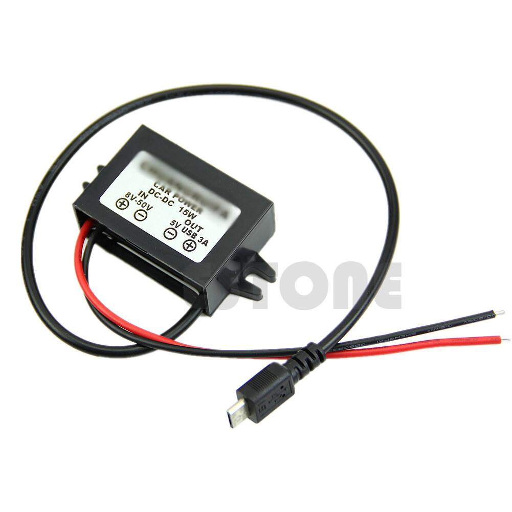 ✪power mô-đun chuyển đổi nguồn dc, đầu ra micro usb 8-50v đến 5v 12v/24v đến 5v