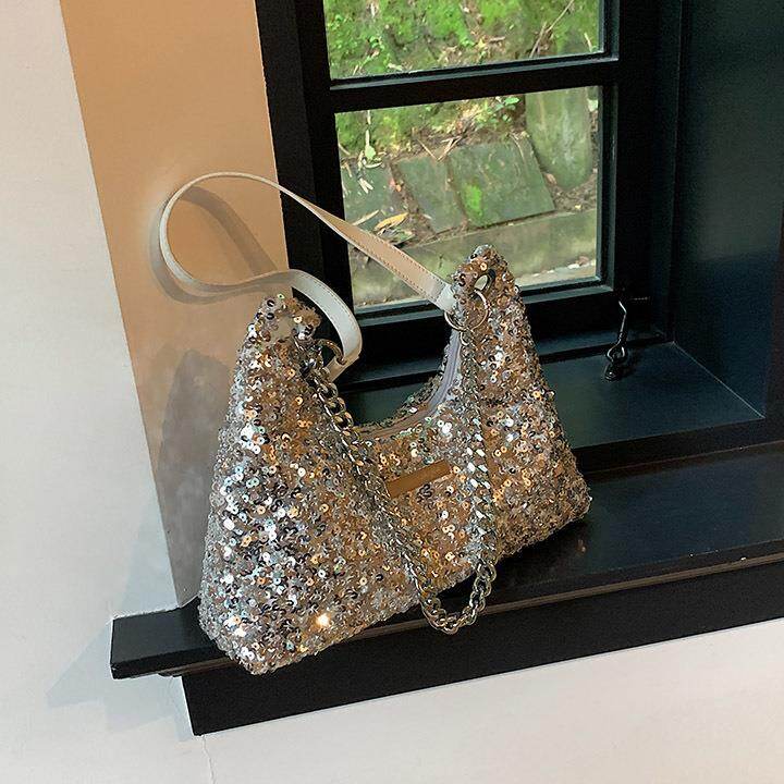 Spice sequins senior feeling the new 2023 French luxury single shoulder bag female celebrities American high level alar package appearance