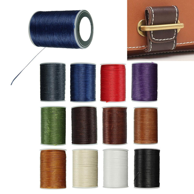 [Gracekarin Online] ❥Gracekarin Chỉ Sáp Trực Tuyến Chỉ Polyester 0.8Mm/78M Để May Kim Khâu Vòng Tay Da Thủ Công