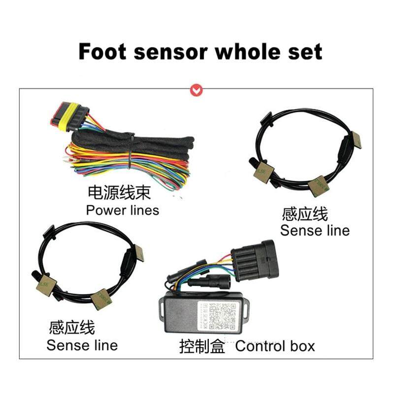 Duokon Car Foot Sensor,Universal Tailgate Release Opener Kick Activated Electric Tailgate Trunk Release Opener Hands-Free Controlled