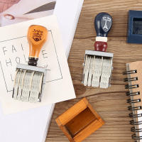 DUKEEN Tay Cầm Bằng Gỗ Ngày DIY Tem Cho Thêu Sò Kawaii Đồ Văn Phòng Phẩm Zakka Chất Liệu Decal Dán Đồ Dùng Học Tập