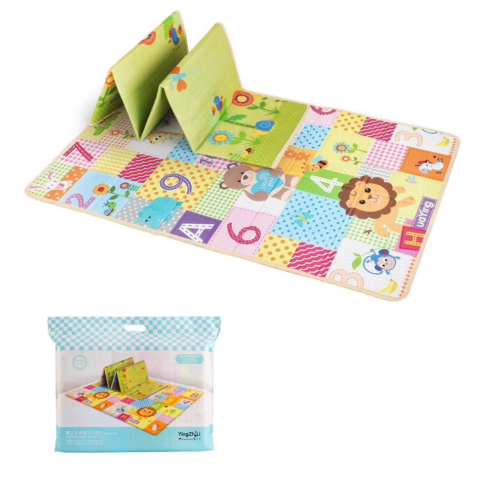Non-Toxic Foldable Baby Play Mat Educational Children s Carpet in the