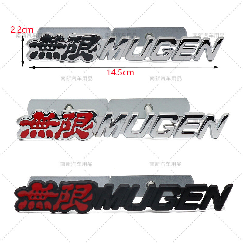 Huy Hiệu Biểu Tượng Lưới Tản Nhiệt Phía Trước Kim Loại MUGEN, Cho Honda Tất Cả Các Mẫu