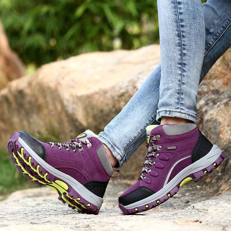 Cute waterproof hot sale hiking boots