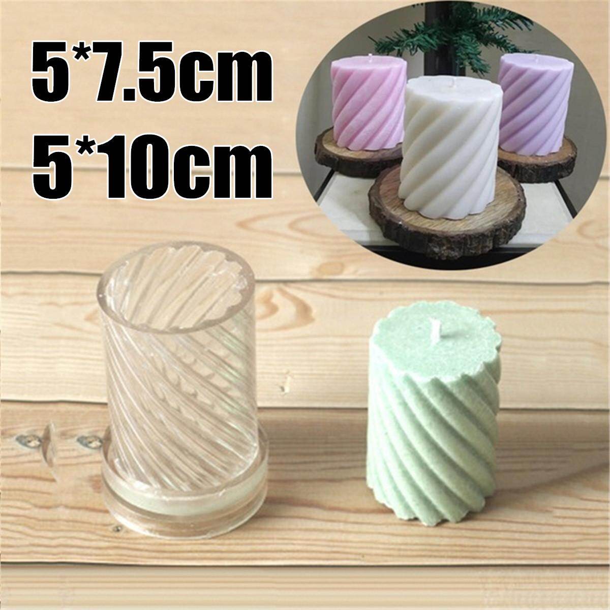 1PC Candle Mold Plastic Spiral Shape DIY Craft Tool For Wax Candle