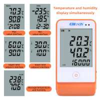 Elitech New Digital USB Temperature Humidity Data Logger RC-4/RC-4HC/RC-5/GSP-6/RC-5+ LCD with External Sensor