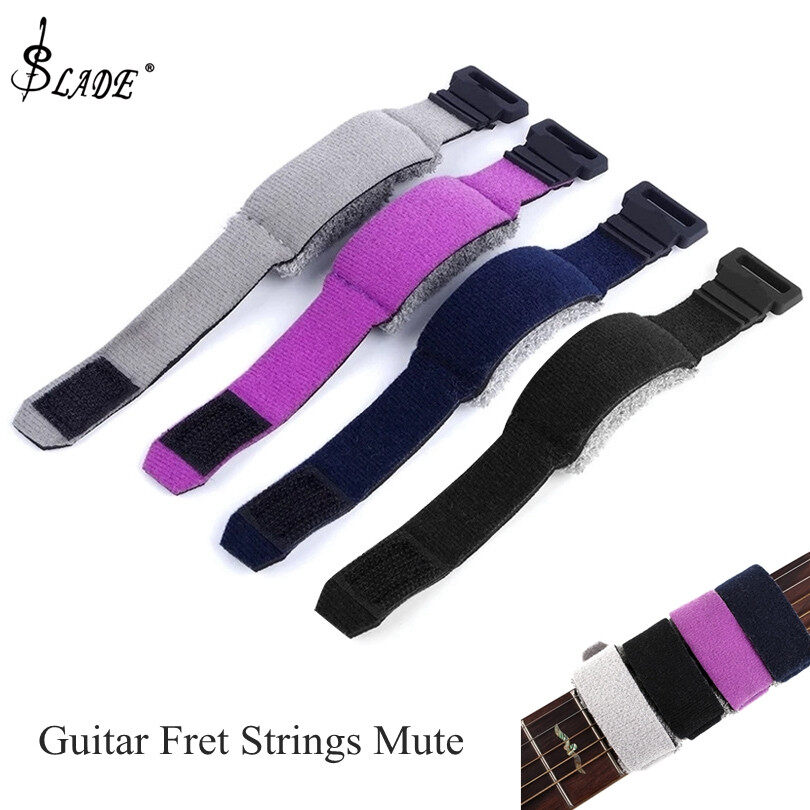 SLADE Dây Đàn Guitar Băn Khoăn Dây Giảm Chấn Câm Cho Acoustic Phụ Kiện Nhạc Cụ Guitar Bass Cổ Điển