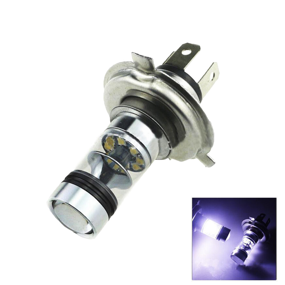 Car Đèn pha LED COB H4 9003 100W 1800LM 6000K ánh sáng mạnh/yếu - INTL