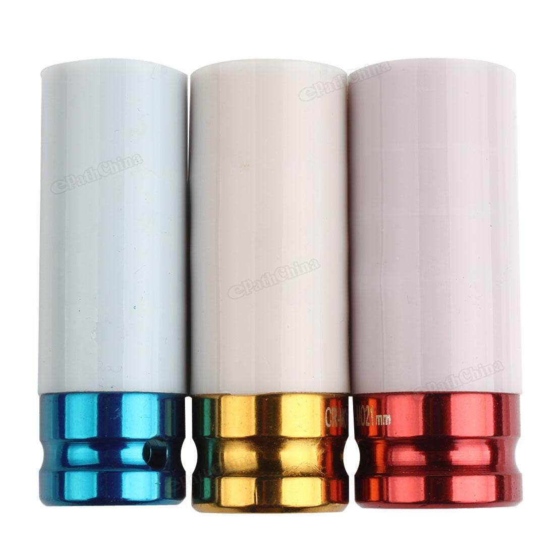 3 Chiếc Thành Mỏng Ổ Cắm Đai Ốc Tác Động Sâu Bánh Xe Hợp Kim Ổ 1/2in 17Mm 19Mm Kích Thước 21Mm-Quốc Tế