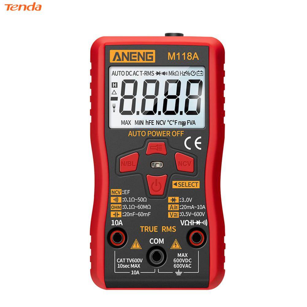M118a kỹ thuật số vạn năng đồng hồ đo dòng điện áp ac/dc rms thật ncv tester