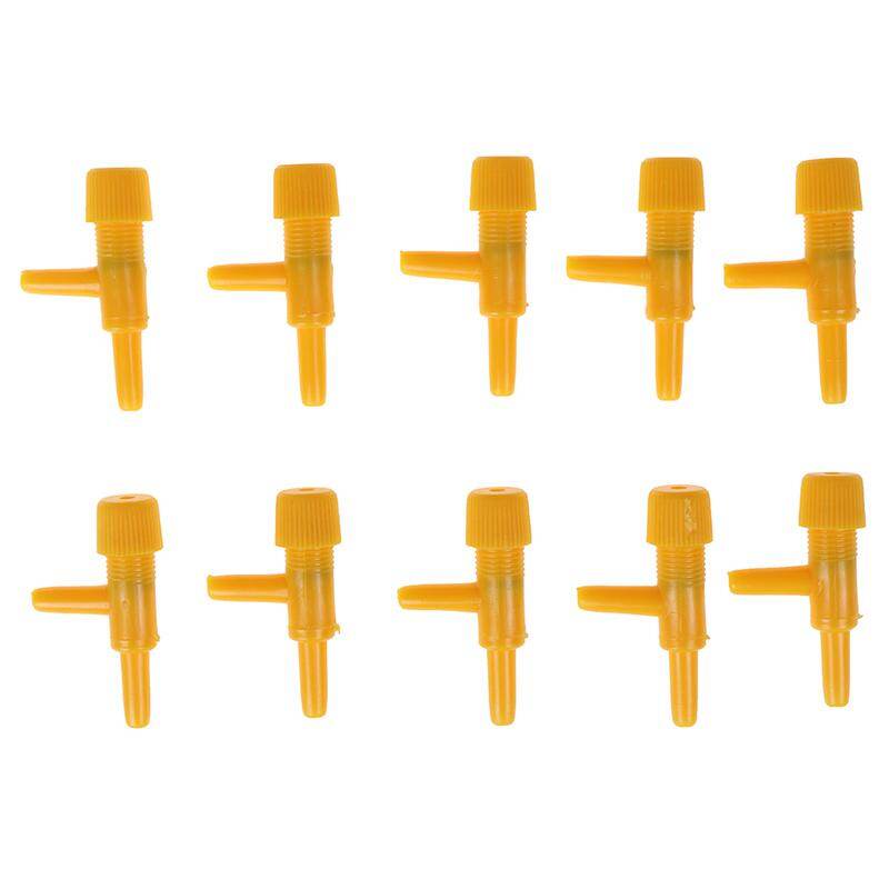Ministar 10Pcs Aquarium Air Line Tubing Volume Flow Control Valve Oxygen Air Pump Tank