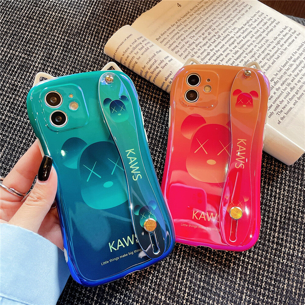 Ốp Điện Thoại Sáng Tạo Hình Đầu Gấu XX Bạo Lực Cho IPhone 11 12 13 Pro Max Cho IPhone 7 8 Plus Ốp Điện Thoại Hoạt Hình Thời Trang