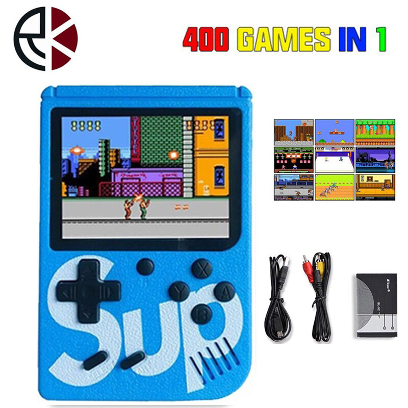 SUP Game Box 400 in 1 Handheld Game Players Retro Game Console 8-Bit 3.0 Inch for Child Nostalgic ราคา  212 บาท*ส่งฟรี