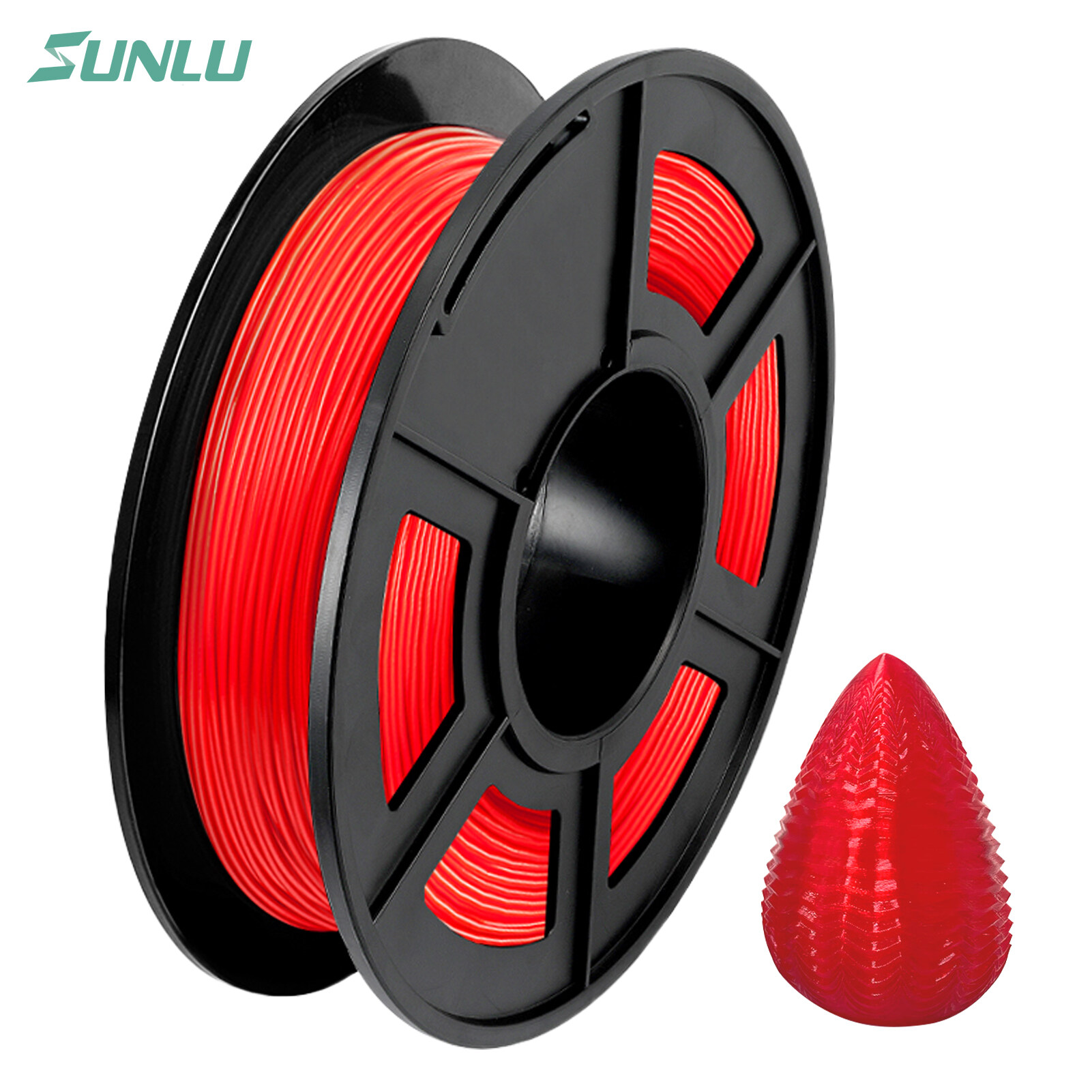 SUNLU TPU 3D เครื่องพิมพ์1.75มม.ความแม่นยำมิติ +/- 0.02มม.1กก.(2.2lbs) Spool