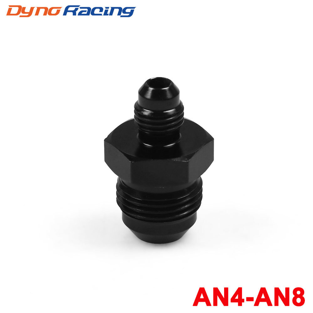 AN4 Đầu Nối Ống Loe Nam Cho AN8 8AN Bộ Chuyển Đổi Phụ Kiện Nhiên Liệu Dầu, Màu Đen