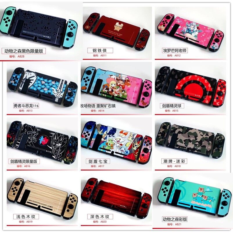 Dockable Ốp Lưng Cứng Chủ Đề Pokemon Zelda Mario Cho Nintendo Switch