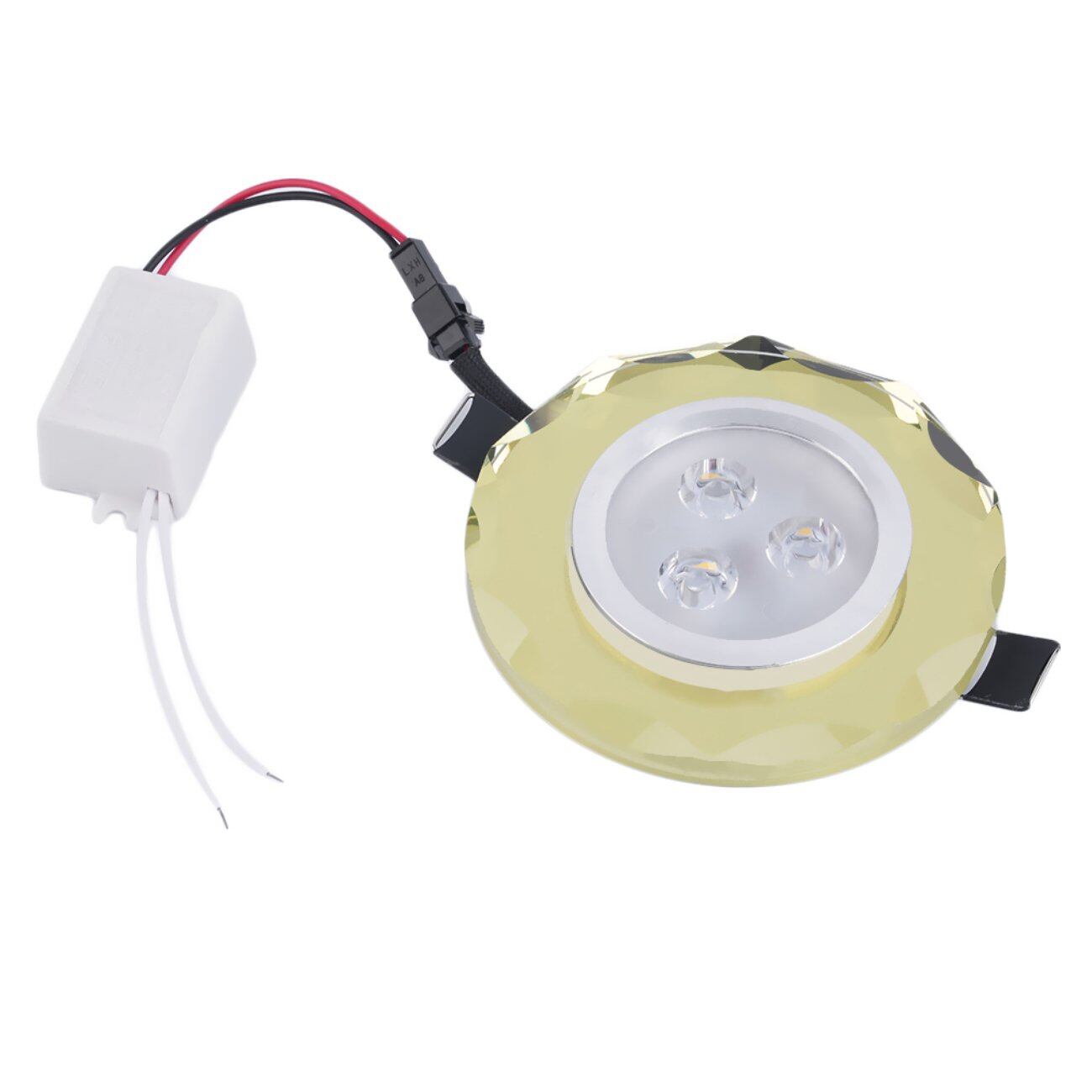 Ưu Đãi Hấp Dẫn Đèn Trần Pha Lê LED 3W Đèn Trần Màu Trắng Ấm/Lạnh Đèn Rọi Tại Nhà Văn Phòng