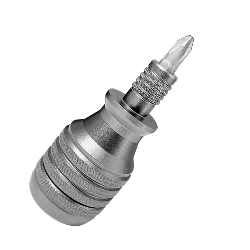 Tuốc nơ vít mini tuốc nơ vít titan tuốc nơ vít từ tính 1/4 inch mũi khoan thép hợp kim s2 7 trong 1 dụng cụ sửa chữa nhà cửa edc