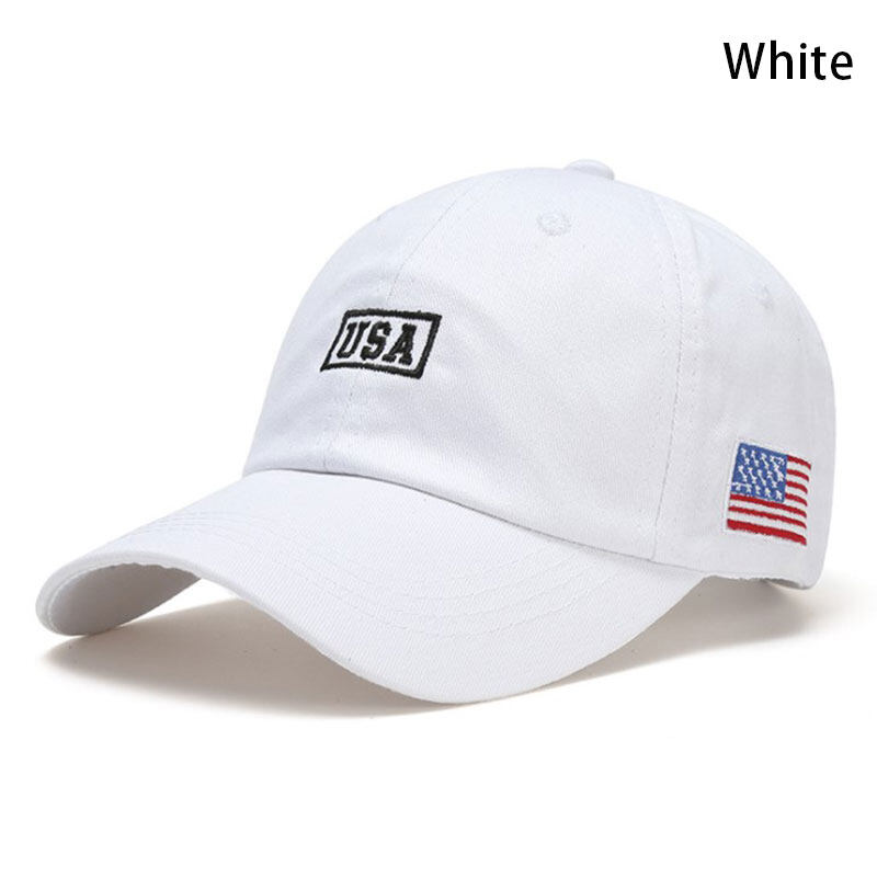 หมวกเบสบอลผู้ชายยุทธวิธีหมวกผ้าฝ้าย USA ธงชาติอเมริกา Unisex หมวกกีฬา