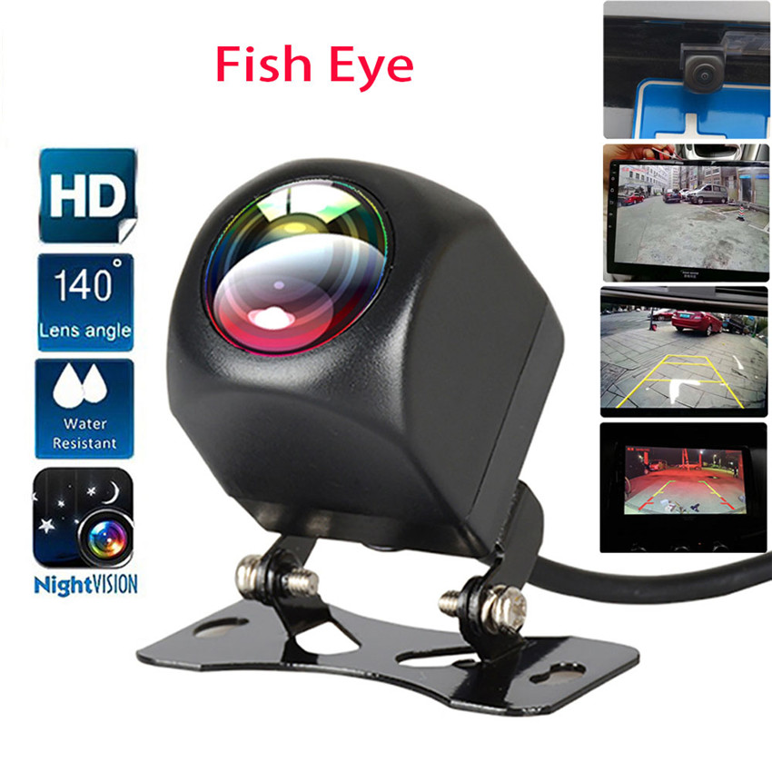Camera quan sát phía sau xe ô tô hd ống kính mắt cá camera lùi xe ô tô nhìn đêm ánh sáng sao