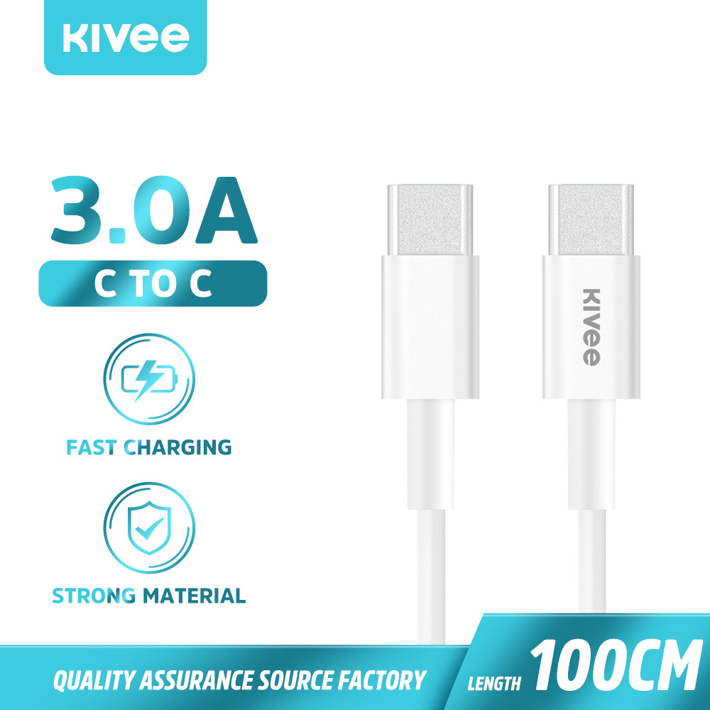 KIVEE Cáp Dữ Liệu USB Loại C 3A Sạc Android Type-c, Sạc Nhanh USB Dây Cho Xiaomi Samdung Cáp Điện Thoại 1M
