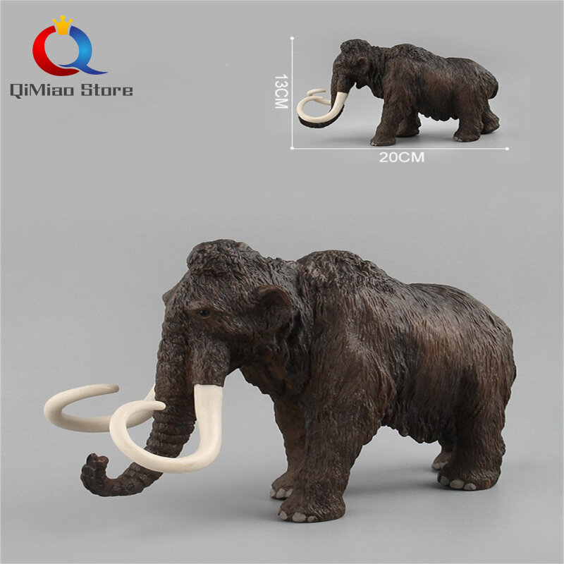 Đồ chơi mô hình voi ma mút thời tiền sử bằng nhựa mềm có nhạ gia re 24h