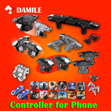 DAMILE PUBG Mobile Controller Trigger for iPhone & Android