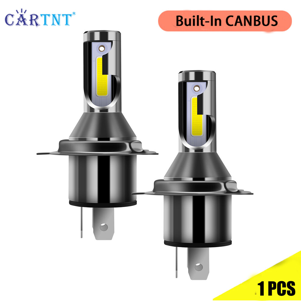 1 Chiếc Surper Bóng Đèn Pha LED Xe Máy H4 Sáng Cho Xe Hơi COB 6000K 110W 30000LM Hi Lo Beam Xe Máy Xe Tay Ga ATV Honda Yamaha Kawasaki (Giá Cho 1 Bóng Đèn)
