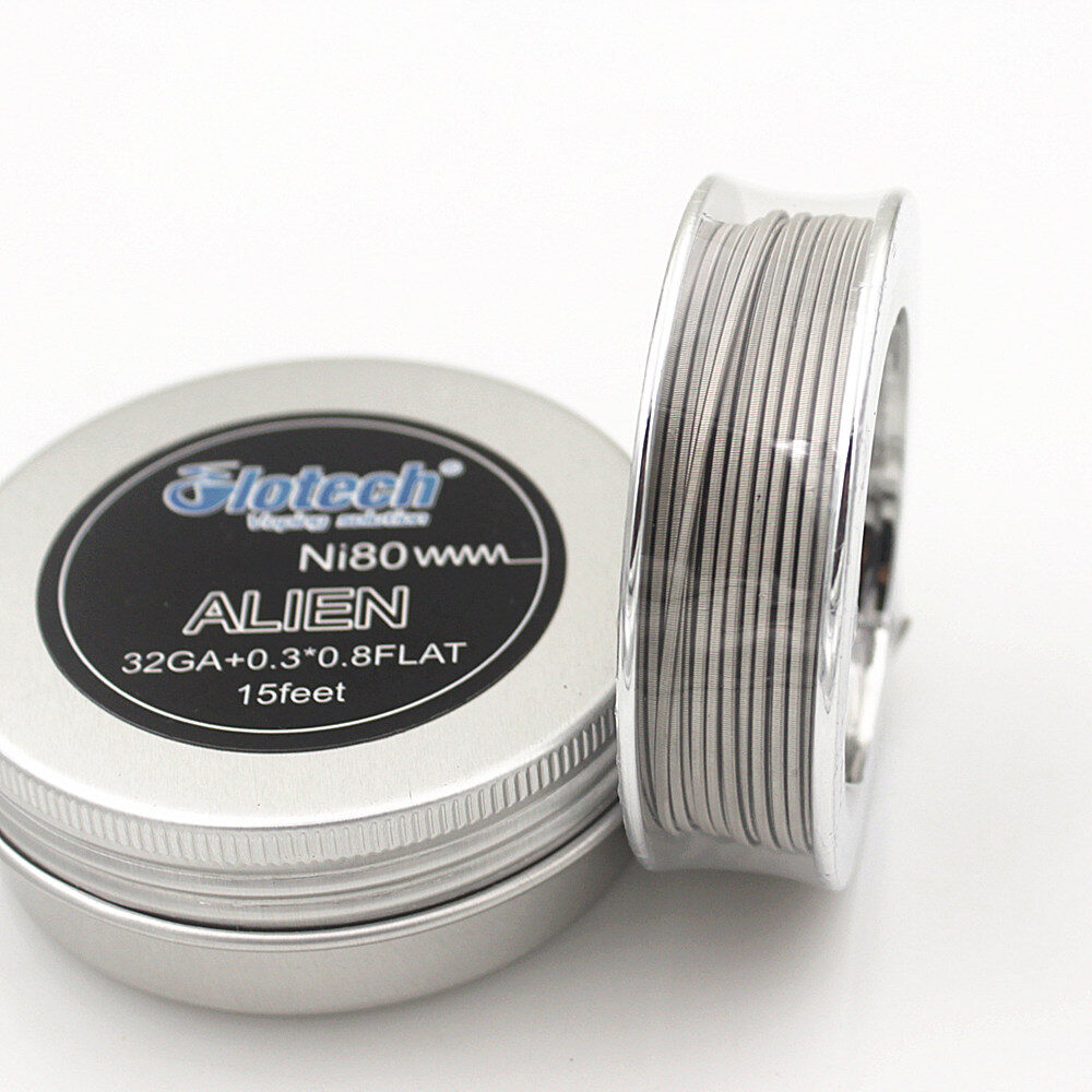 Glotech Alien Fused Clapton Tiger Twisted Heating Wire Ni80 Heating Wire for DIY Coils Building Heating Wire Coils 5 Meter/roll