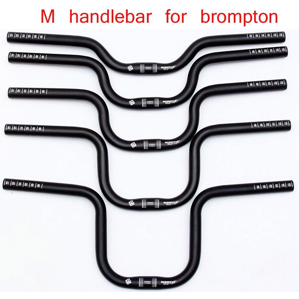 540mm gấp siêu nhẹ xe đạp m tay lái cho xe đạp gấp thanh tay cầm al7005 2 màu sắc 5 kích thước cho brompton