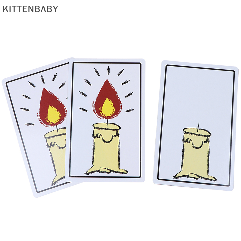 Kittenbaby tlapu relighting nến ma thuật thẻ Đạo cụ ảo thuật tuyệt vời đồ chơi ma thuật trẻ em vui nhộn đồ chơi