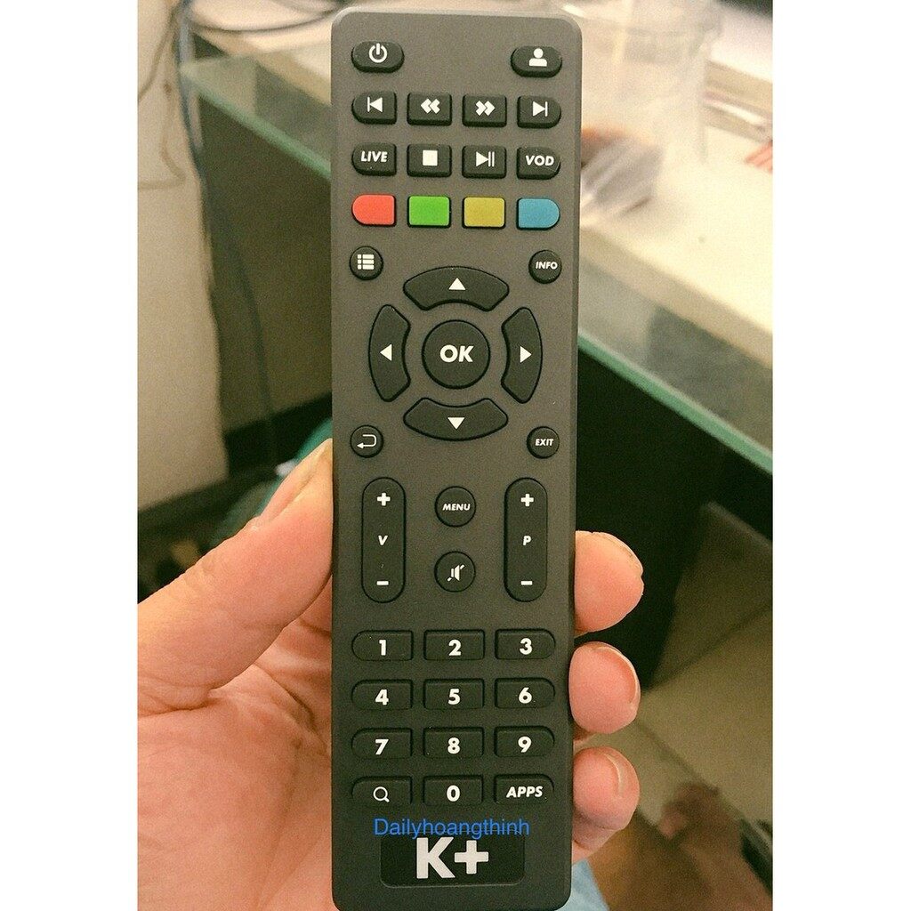 Điều khiển tivi Box k+ HD-Remote tivi Box K+ HD