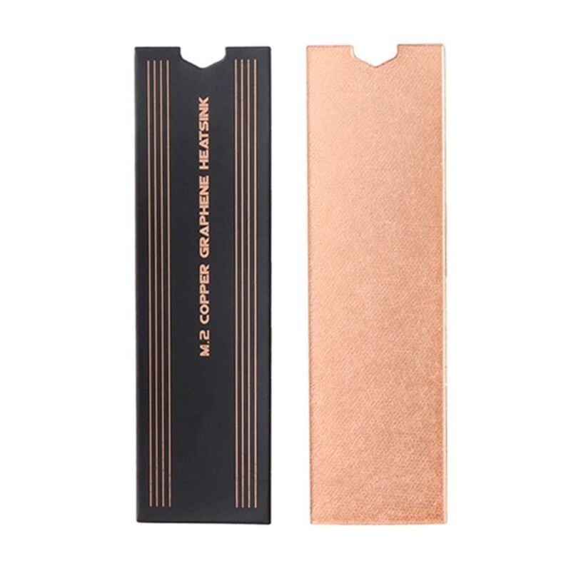 M.2 Tấm tản nhiệt làm mát SSD Đồng mát ổ đĩa thể rắn máy tản nhiệt đồng Tấm tản nhiệt để làm mát máy tính xách tay