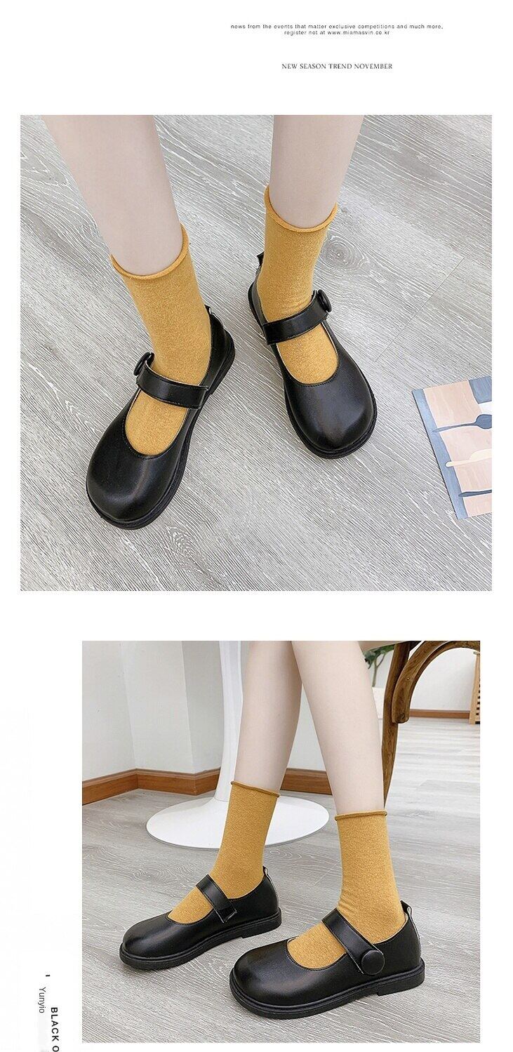 Small leather shoes female students Korean version of the wild retro Japanese round head soft girl cute 2020 spring and autumn new Mary Jane jk