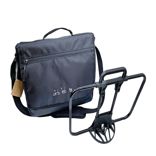 Litepro Folding Bike Front Zipper Bag Backpack Briefbag Handle Backpack Pig Nose Storage Seat With W