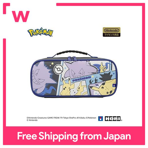 Pokémon Medium Pouch For Nintendo Switch Pikachu & Gengar With Mimikyu [Tương Thích Với Nintendo Switch