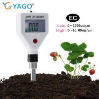 RCYAGO Máy Kiểm Tra Đất LCD Kỹ Thuật Số Máy Đo EC Đất Đo PPM Trong Đất Bộ Kiểm Tra Đất Cho Đất Vườn Bãi Cỏ Trang Trại Trong Nhà & Ngoài Trời