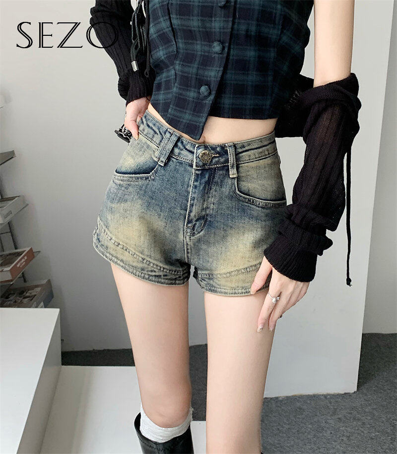 SEZO Vintage casual denim shorts for Woman