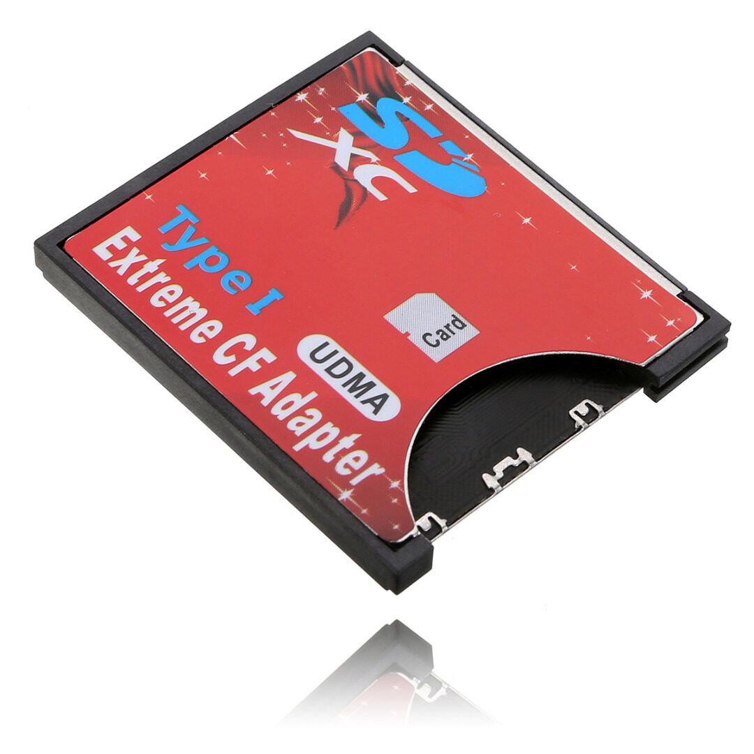 Unvug Speed SDXC SDHC SD Sang CF Bộ Chuyển Đổi Đầu Đọc Thẻ Nhớ Flash Nhỏ